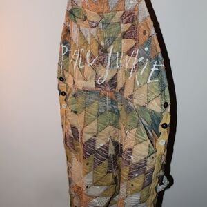 Magnolia Pearl "Peace Junkie" Quilted Overalls